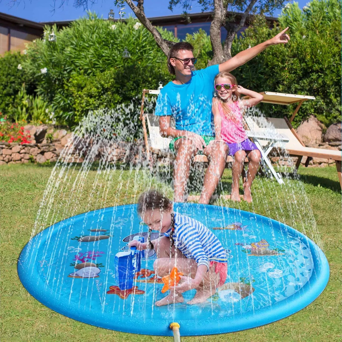 Summer Sprinkler for Dogs AND Kids